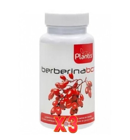 Pack de 3 unidades Berberina Bcr Plantis 60 Cápsulas Artesania