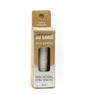 Hilo Dental Seda Natural Con Cera Vegetal 30Metros Biobambu