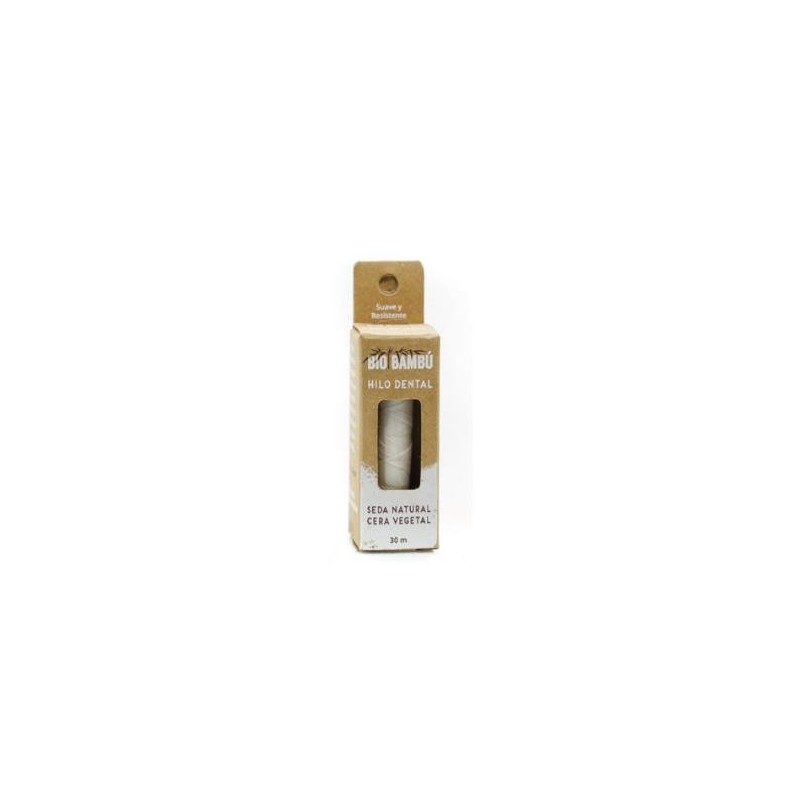 Hilo Dental Seda Natural Con Cera Vegetal 30Metros Biobambu Hilo Dental Seda Natural Con Cera Vegetal 30Metros Biobambu
