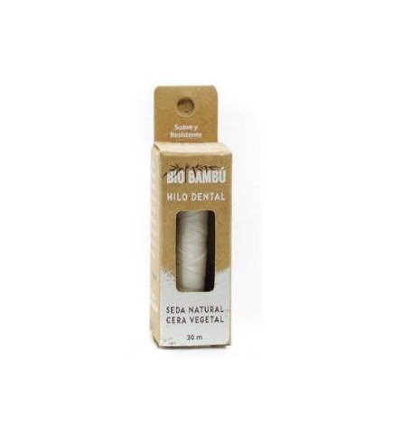 Hilo Dental Seda Natural Con Cera Vegetal 30Metros Biobambu