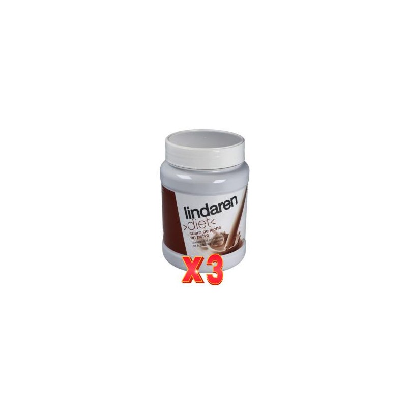 Pack de 3 unidades Lindaren Suero De Leche Chocolate 500 Gramos Artesania