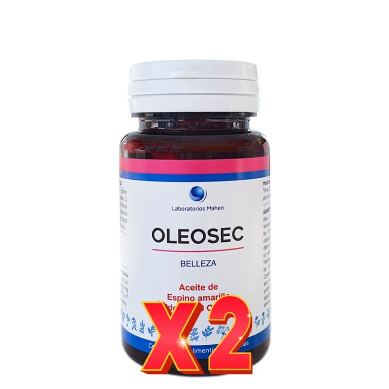 Pack 2 unidades Oleosec 60 Perlas Mahen Pack 2 unidades Oleosec 60 Perlas Mahen