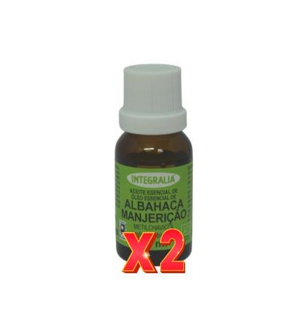 Pack de 2 unidades Albahaca Aceite Esencial Eco 15 Ml Integralia
