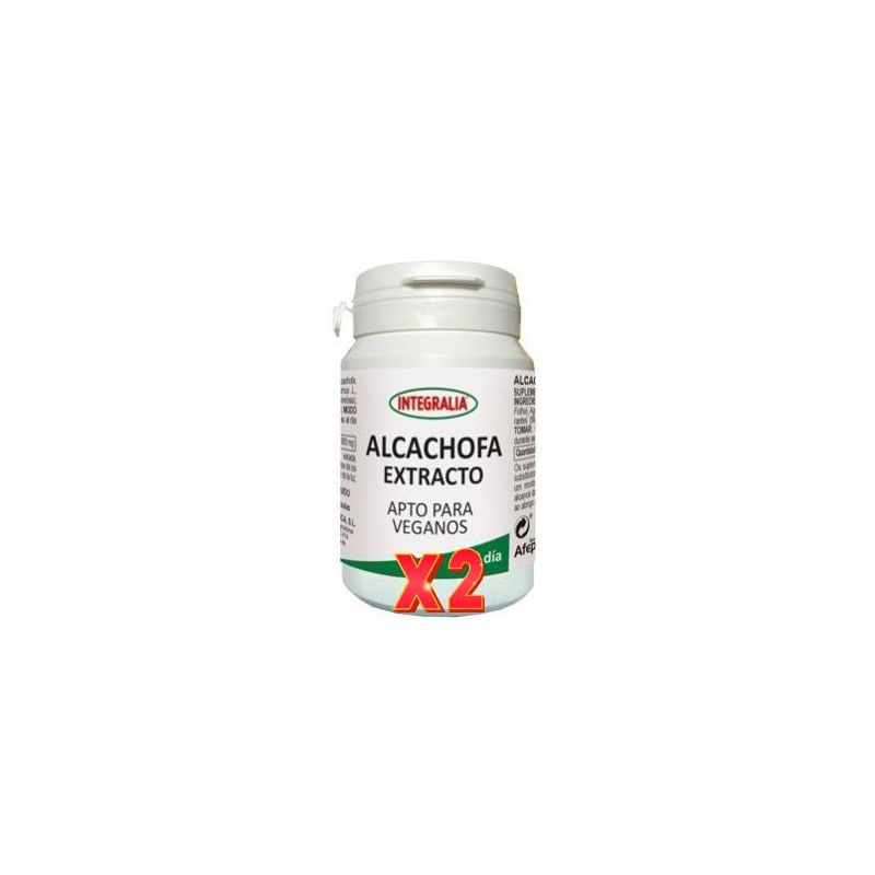 Pack de 2 unidades Alcachofa Extracto 60Capsulas Vegetales Integralia Pack de 2 unidades Alcachofa Extracto 60Capsulas Vegetales Integralia