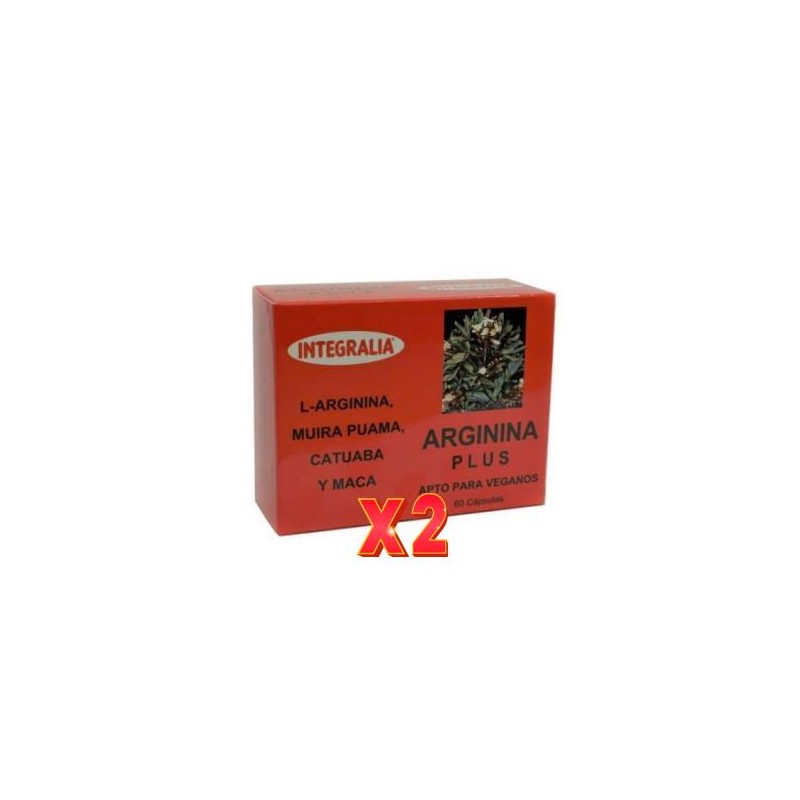 Pack de 2 unidades Arginina Plus 60 Capsulas Integralia Pack de 2 unidades Arginina Plus 60 Capsulas Integralia