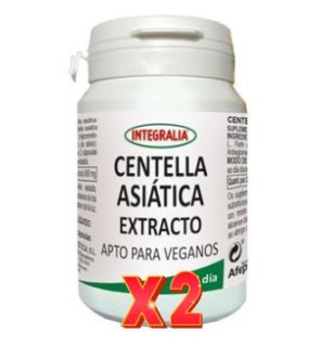 Pack de 2 unidades Centella Asiatica Extracto 60Capsulas Vegetales Integralia