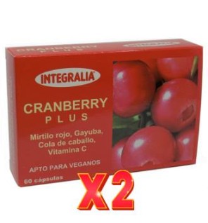 Pack de 2 unidades Cranberry Plus 60 Capsulas Integralia