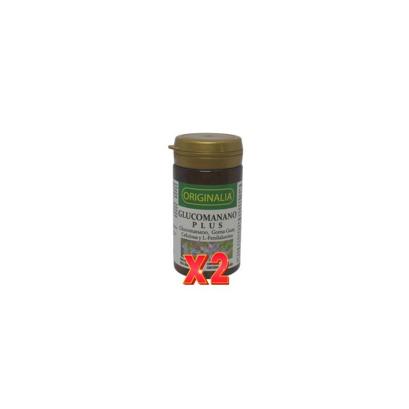 Pack de 2 unidades Glucomanano Plus (Saciante Originalia) 60 Capsulas Integralia Pack de 2 unidades Glucomanano Plus (Saciante Originalia) 60 Capsulas Integralia
