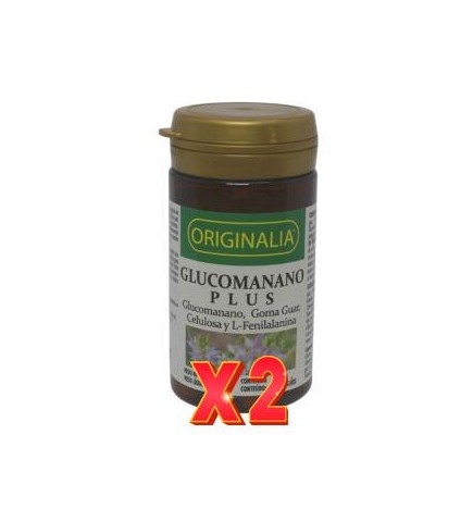 Pack de 2 unidades Glucomanano Plus (Saciante Originalia) 60 Capsulas Integralia