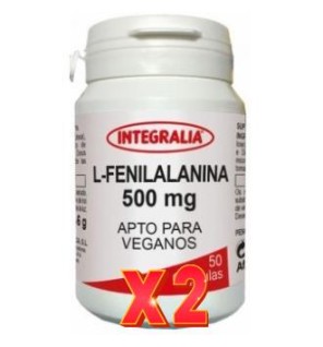 Pack de 2 unidades L-Fenilalanina 50 Capsulas Integralia