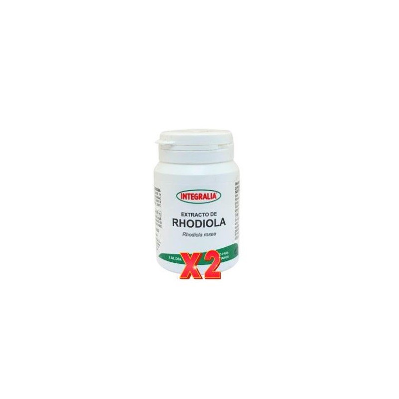 Pack de 2 unidades Rhodiola Extracto 60 Capsulas Integralia