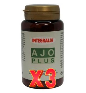 Pack de 3 unidades Ajo Plus 100 Capsulas Integralia