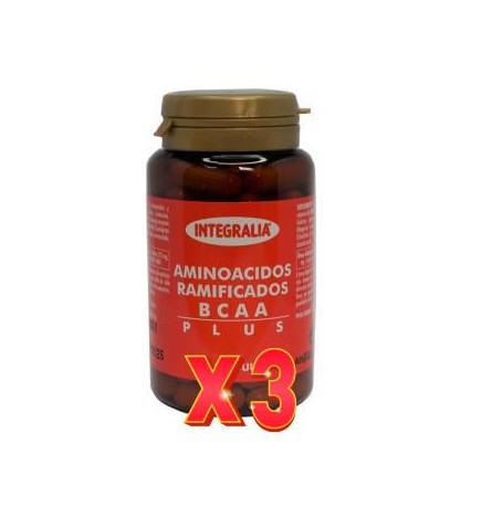 Pack de 3 unidades Aminoacidos Ramificados Bcaa Plus 90 Capsulas Integralia