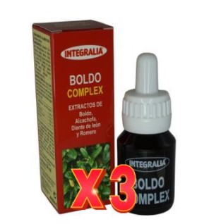 Pack de 3 unidades Boldo Complex Extracto 50 Ml Integralia