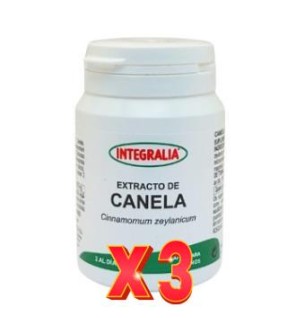 Pack de 3 unidades Canela Extracto 60 Capsulas Integralia