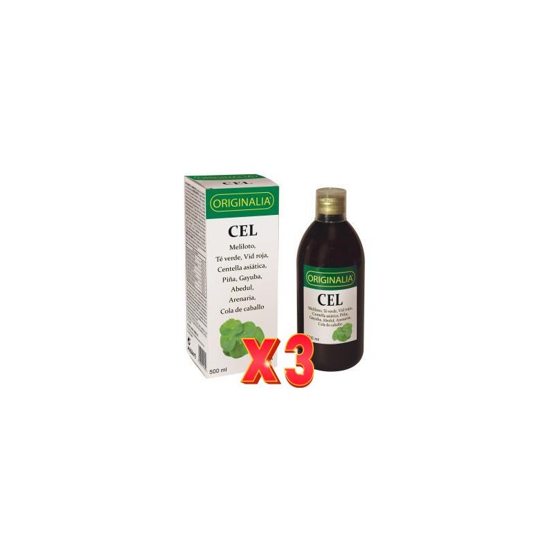 Pack de 3 unidades Cel Originalia Jarabe 500 Ml Integralia Pack de 3 unidades Cel Originalia Jarabe 500 Ml Integralia