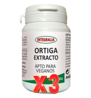Pack de 3 unidades Ortiga Extracto 60Capsulas Vegetales Integralia