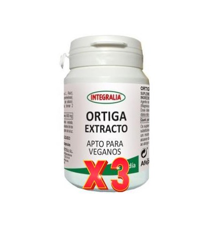 Pack de 3 unidades Ortiga Extracto 60Capsulas Vegetales Integralia
