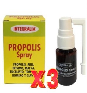 Pack de 3 unidades Propolis Spray Con Erisimo 15 Ml Integralia