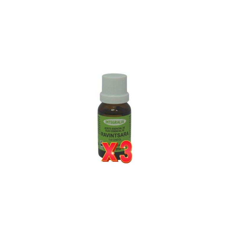 Pack de 3 unidades Ravintsara Aceite Esencial Eco 15 Ml Integralia Pack de 3 unidades Ravintsara Aceite Esencial Eco 15 Ml Integralia