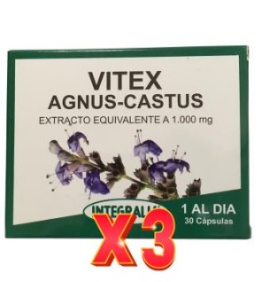Pack de 3 unidades Vitex Agnus Castus 30 Capsulas Integralia