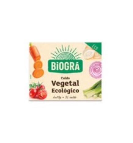 Caldo Vegetal Cubitos 6X10 Gramos Bio Vegan Biogra