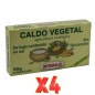 Pack de 4 unidades Caldo Vegetal Eco Bajo En Sal 6Pastillas Integralia