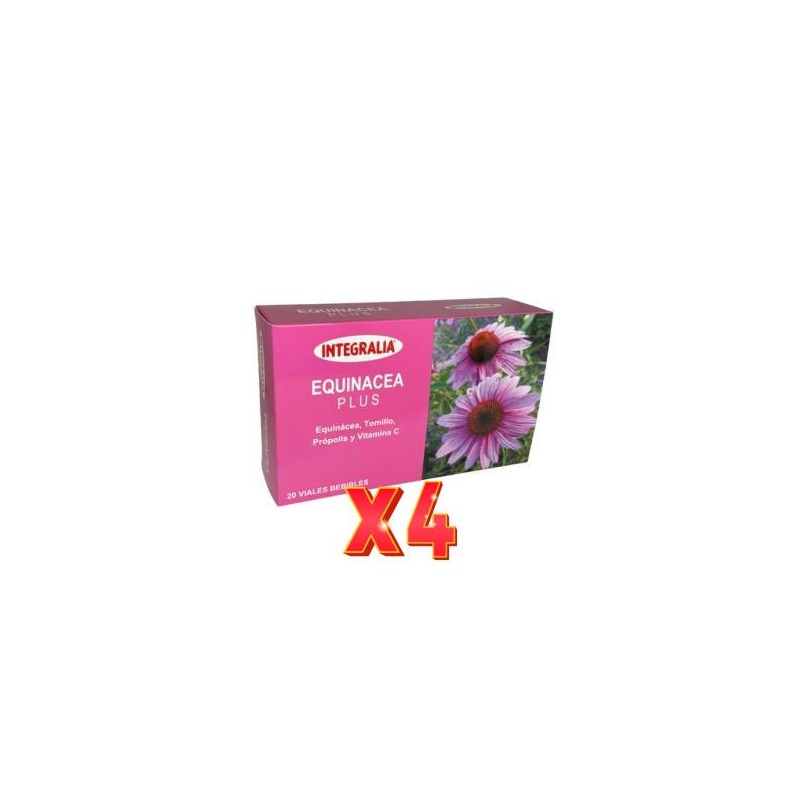 Pack de 4 unidades Echinacea Plus 20Viales Integralia Pack de 4 unidades Echinacea Plus 20Viales Integralia