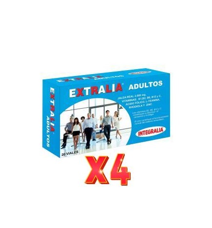 Pack de 4 unidades Extralia Adultos 20Amp. Integralia