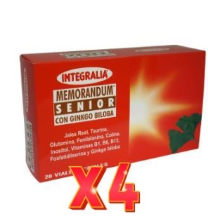 Pack de 4 unidades Memorandum Senior 20Amp. Integralia