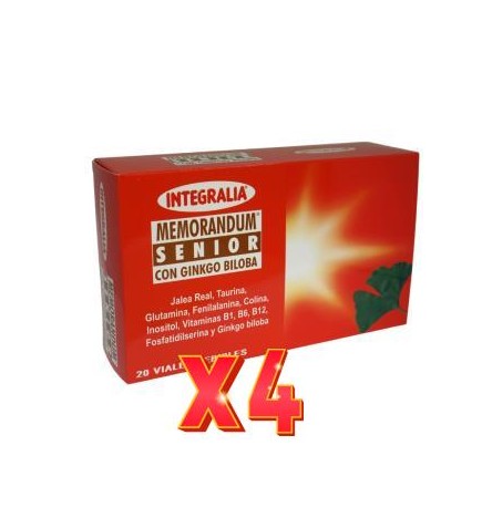 Pack de 4 unidades Memorandum Senior 20Amp. Integralia