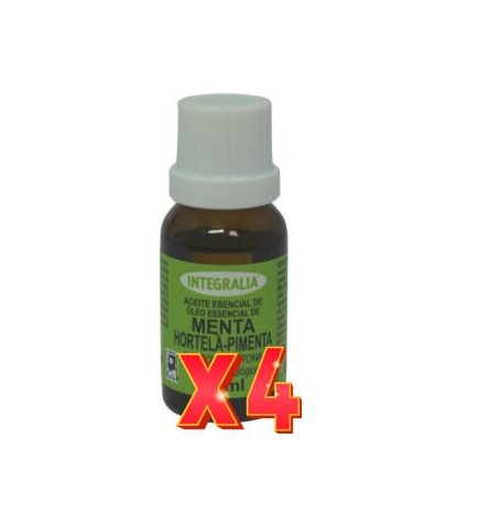 Pack de 4 unidades Menta Aceite Esencial Eco 15 Ml Integralia