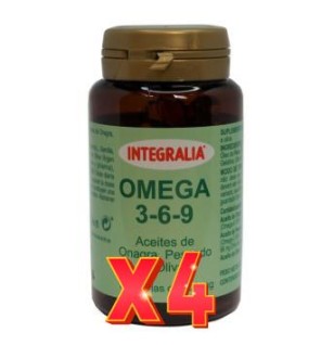 Pack de 4 unidades Omega 3-6-9 100 Perlas Integralia