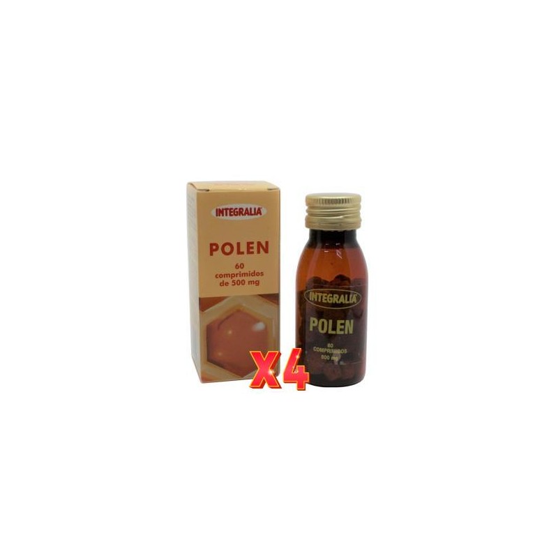 Pack de 4 unidades Polen 60Comp Integralia Pack de 4 unidades Polen 60Comp Integralia