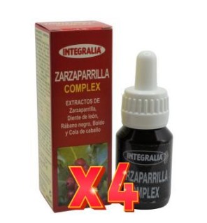 Pack de 4 unidades Zarzaparrilla Complex Extracto 50 Ml Integralia
