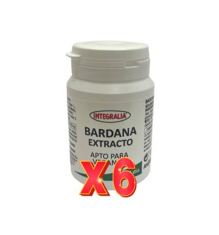 Pack 6 unidades Bardana Extracto 60 Capsulas Integralia
