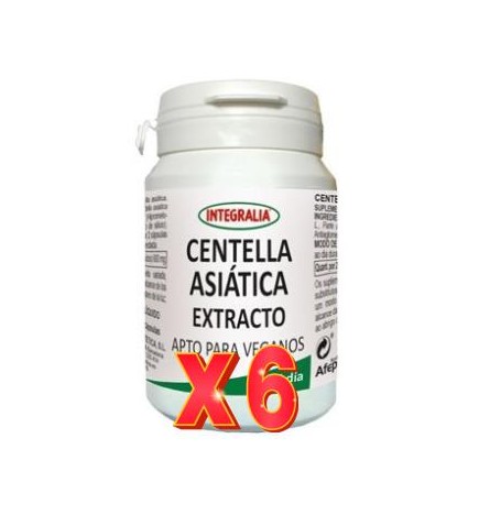 Pack 6 unidades Centella Asiatica Extracto 60Capsulas Vegetales Integralia