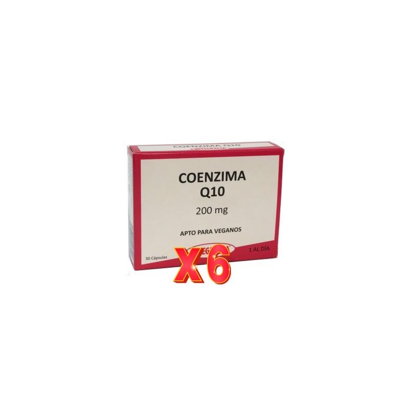 Pack 6 unidades Coenzima Q10 200Mg 30 Capsulas Integralia Pack 6 unidades Coenzima Q10 200Mg 30 Capsulas Integralia