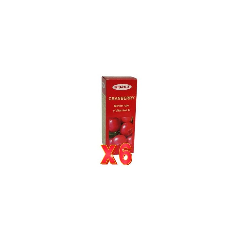 Pack 6 unidades Cranberry Jarabe 500 Ml Integralia