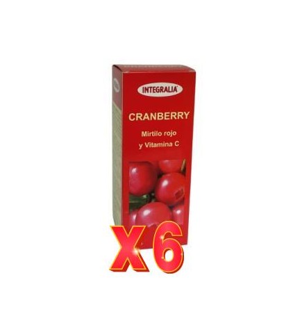 Pack 6 unidades Cranberry Jarabe 500 Ml Integralia