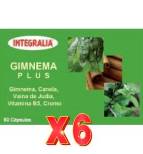 Pack 6 unidades Gimnema Plus 60 Capsulas Integralia