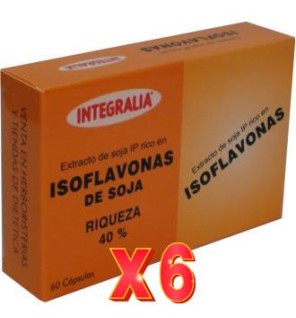 Pack 6 unidades Isoflavonas 60 Capsulas Integralia