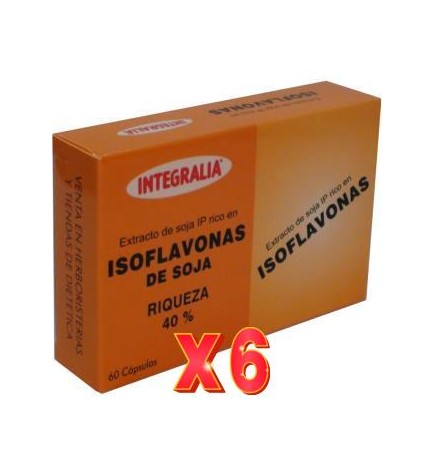 Pack 6 unidades Isoflavonas 60 Capsulas Integralia