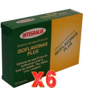 Pack 6 unidades Isoflavonas Plus 60 Capsulas Integralia