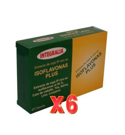 Pack 6 unidades Isoflavonas Plus 60 Capsulas Integralia