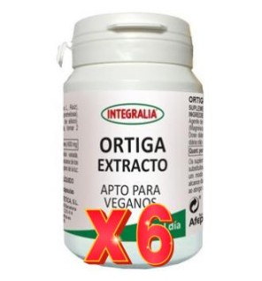Pack 6 unidades Ortiga Extracto 60Capsulas Vegetales Integralia
