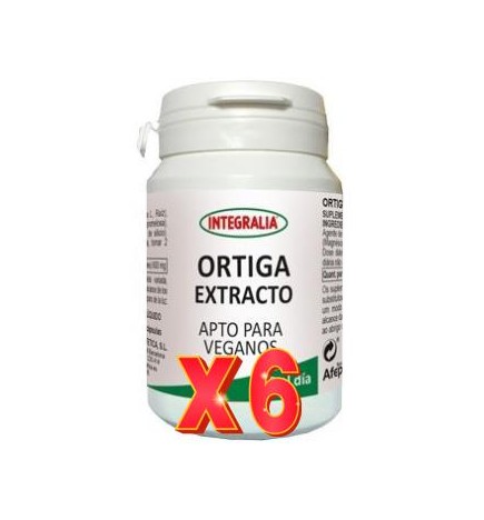 Pack 6 unidades Ortiga Extracto 60Capsulas Vegetales Integralia