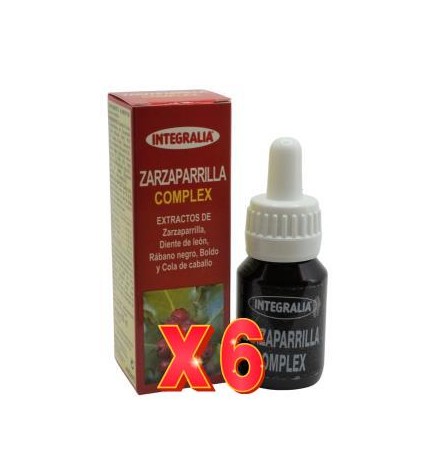 Pack 6 unidades Zarzaparrilla Complex Extracto 50 Ml Integralia