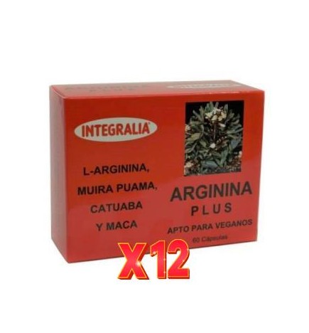 Pack 12 unidades Arginina Plus 60 Capsulas Integralia