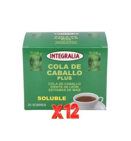 Pack 12 unidades Cola De Caballo Plus Soluble 20 sobres Integralia